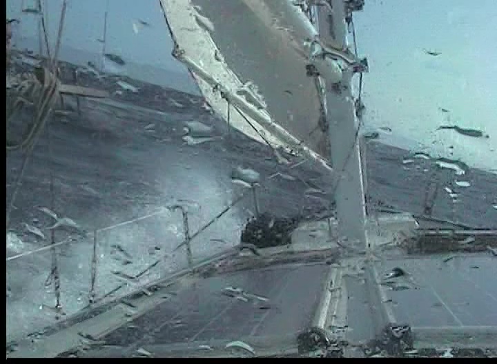 Sailing in rough weather
